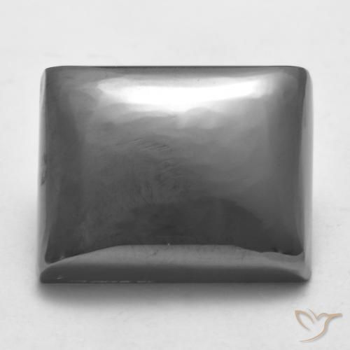 26.76ct Natural cinza médio Hematita, baguete, Opaco