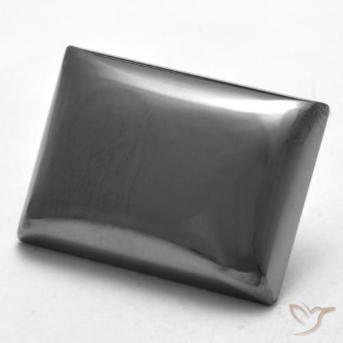 Hematita Cinza prateado Natural 21.86ct, baguete, Opaco