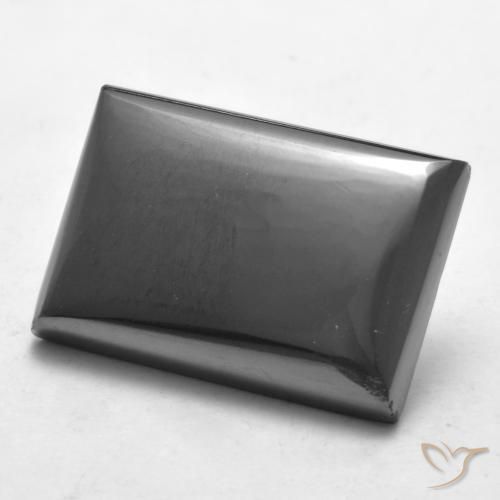 Hematita cinza médio Natural 20.53ct, baguete, Opaco
