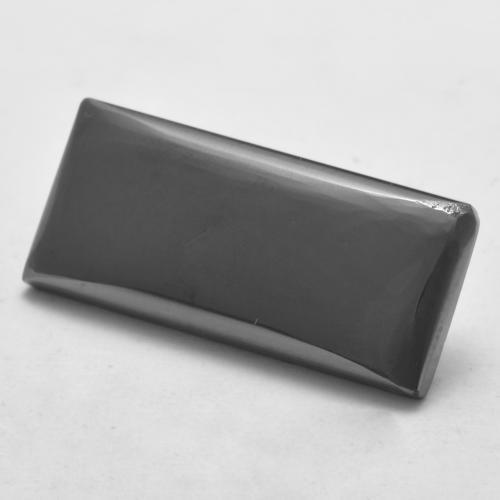 Hematita Cinza prateado Natural 13.16ct, baguete, Opaco