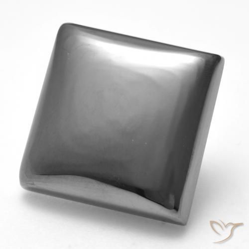 Hematita cinza médio Natural 22.03ct, Quadrado, Opaco