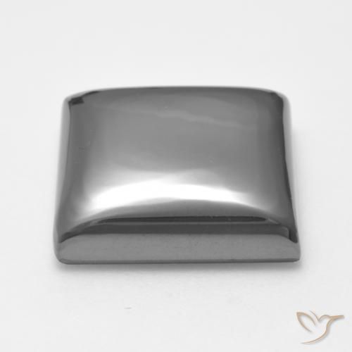 Hematita cinza médio Natural 22.03ct, Quadrado, Opaco