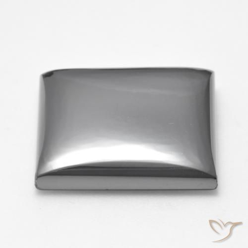 Hematita Cinza prateado Natural 26.57ct, Quadrado, Opaco
