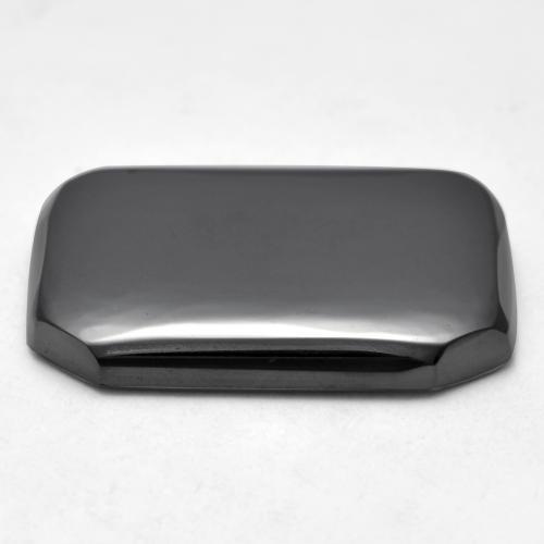 Hematita cinza médio Natural 17.73ct, Corte Esmeralda, Opaco