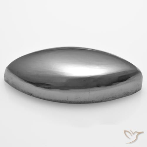 Hematita cinza médio Natural 26.89ct, Marquesa, Opaco