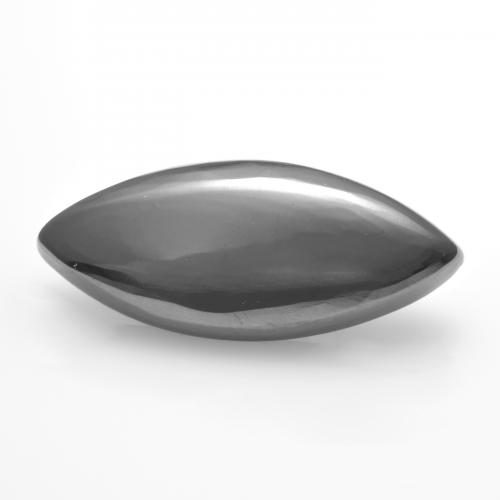 Hematita cinza natural 8,98ct, marquise, opaco