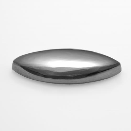 Hematita cinza natural 8,98ct, marquise, opaco