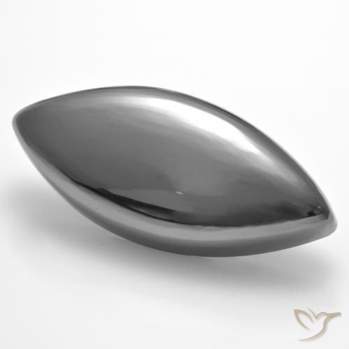 Hematita cinza médio Natural 37.51ct, Marquesa, Opaco