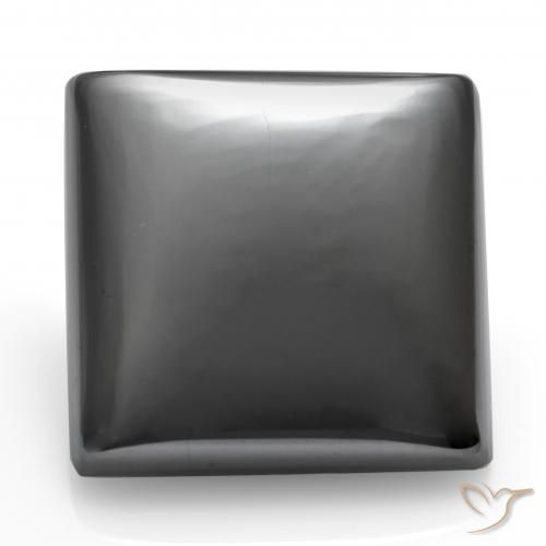 27.09ct Natural cinza médio Hematita, Quadrado, Opaco