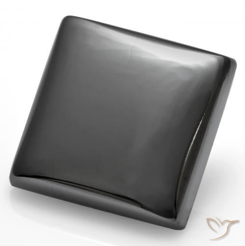 Hematita cinza médio Natural 27.09ct, Quadrado, Opaco