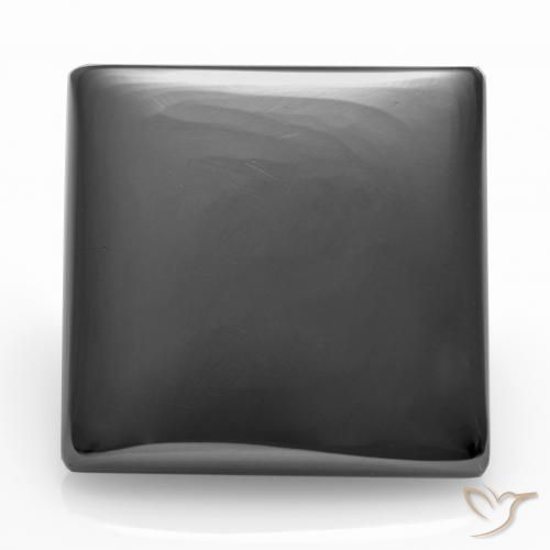 17.61ct Natural cinza médio Hematita, Quadrado, Opaco