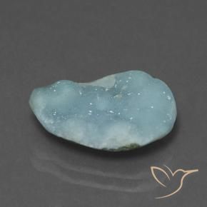 Hemimorfita Druzy Azul claro verde Natural 6.03ct, Chique, Opaco