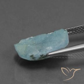 Hemimorfita Druzy Azul claro verde Natural 6.13ct, Chique, Opaco
