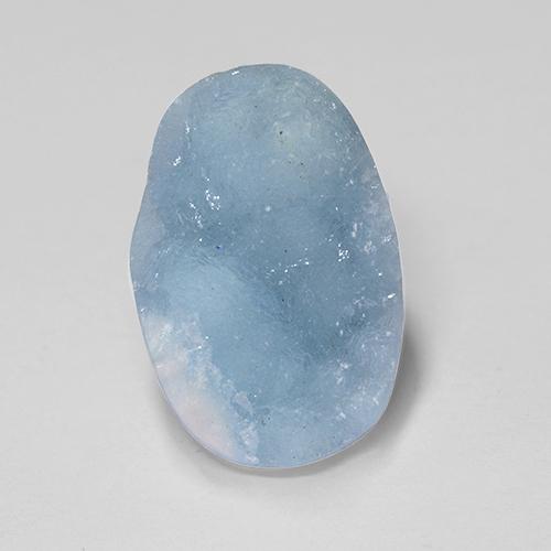 Hemimorfita Druzy Azul claro Natural 7.98ct, Forma extravagante, Opaco