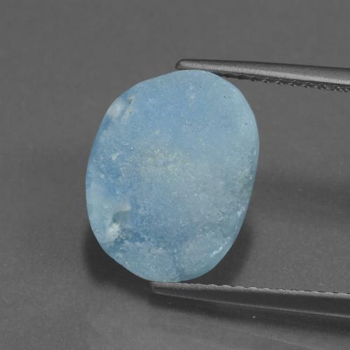 Hemimorfita Druzy Azul Azure Elétrico Natural 6.52ct, Forma extravagante, Opaco