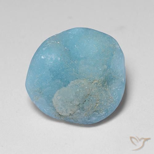 Hemimorfita Druzy Bebê azul Natural 8.28ct, Chique, Opaco
