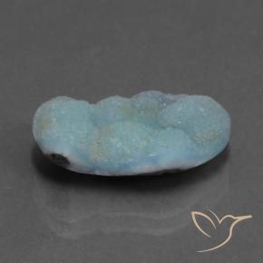 Hemimorfita Druzy Azul claro verde Natural 7.06ct, Chique, Opaco
