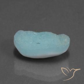 Hemimorfita Druzy Verde azulado Natural 7.27ct, Chique, Opaco