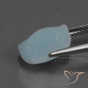 Hemimorfita Druzy Teal Claro Natural 6.16ct, Chique, Opaco