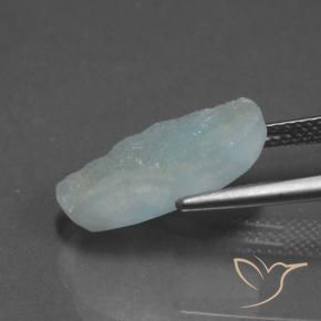 Hemimorfita Druzy Azul claro Natural 7.48ct, Chique, Opaco