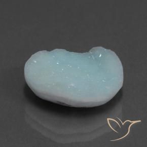 Hemimorfita Druzy Azul-verde claro Natural 7.18ct, Chique, Opaco