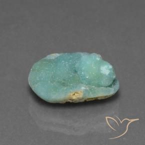 Hemimorfita Druzy Buish Green Natural 5.40ct, Chique, Opaco