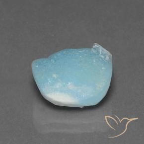 Hemimorfita Druzy Azul claro Natural 6.04ct, Chique, Opaco