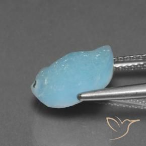 Hemimorfita Druzy Azul claro Natural 6.04ct, Chique, Opaco