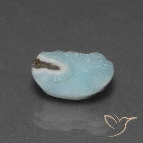 Hemimorfita Druzy Azul claro verde Natural 5.75ct, Chique, Opaco