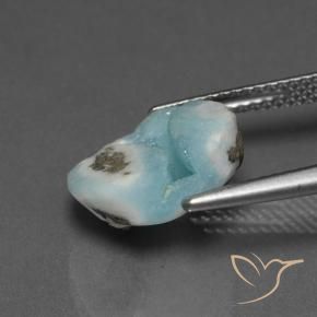 Hemimorfita Druzy Azul claro verde Natural 6.94ct, Chique, Opaco