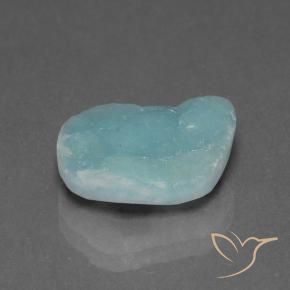 Hemimorfita Druzy Verde Espuma do Mar Natural 6.79ct, Chique, Opaco