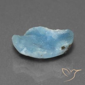 Hemimorfita Druzy Azul Azure Elétrico Natural 4.24ct, Chique, Opaco