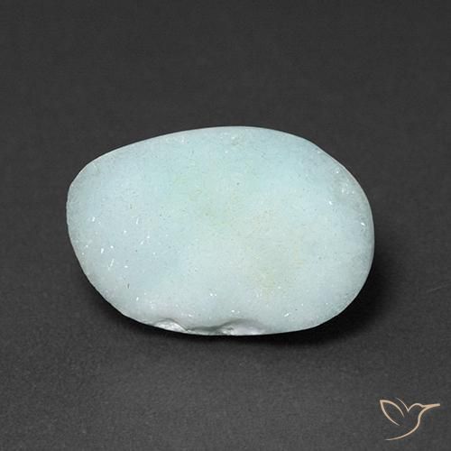 Hemimorfita Druzy Azul claro Natural 5.31ct, Chique, Opaco