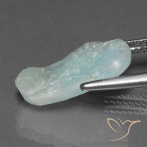 Hemimorfita Druzy Azul claro verde Natural 4.94ct, Chique, Opaco
