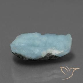 Hemimorfita Druzy Azul claro Natural 5.78ct, Chique, Opaco