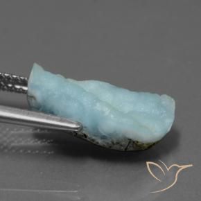 Hemimorfita Druzy Azul claro Natural 5.78ct, Chique, Opaco