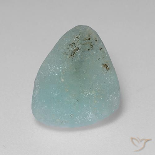 Hemimorfita Druzy Azul claro verde Natural 4.78ct, Forma extravagante, Opaco