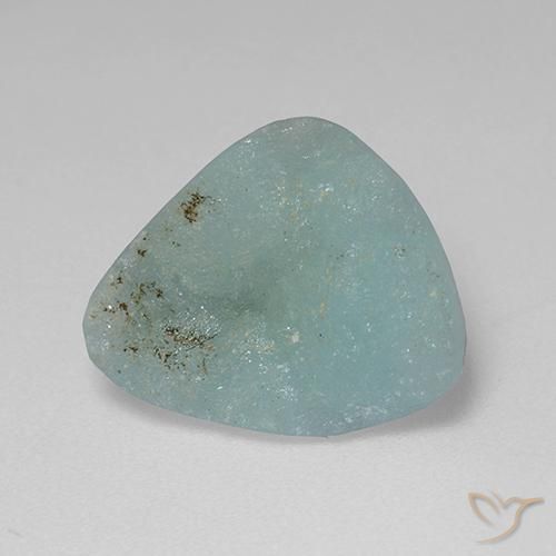 Hemimorfita Druzy Azul claro verde Natural 4.78ct, Forma extravagante, Opaco