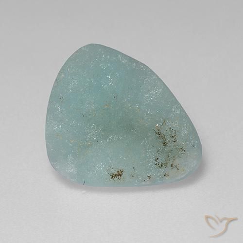 Hemimorfita Druzy Azul claro verde Natural 4.78ct, Forma extravagante, Opaco