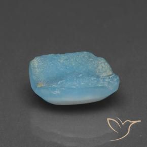 Hemimorfita Druzy Aqua Blue Natural 5.68ct, Chique, Opaco