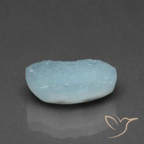 Hemimorfita Druzy Azul claro verde Natural 4.99ct, Chique, Opaco