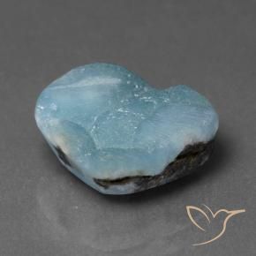 Hemimorfita Druzy Azul claro verde Natural 6.72ct, Chique, Opaco