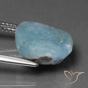 Hemimorfita Druzy Azul claro verde Natural 6.72ct, Chique, Opaco