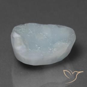 Hemimorfita Druzy Azul acinzentado Natural 8.10ct, Chique, Opaco