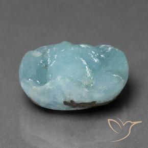 Hemimorfita Druzy Azul claro verde Natural 8.21ct, Chique, Opaco