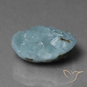 Hemimorfita Druzy Azul claro verde Natural 6.34ct, Chique, Opaco
