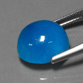 Hemimorfita Azul Natural 11.64ct, Corte Oval, Translúcido