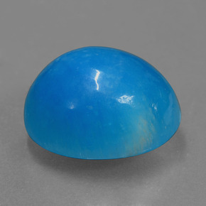 Hemimorfita Azul Natural 13.12ct, Corte Oval, Opaco