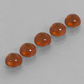 Pedras preciosas de granada hessonita laranja natural de  ct, transparente, transparente/translúcido