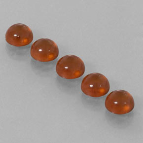 Pedras preciosas de granada hessonita laranja natural de  ct, transparente, transparente/translúcido